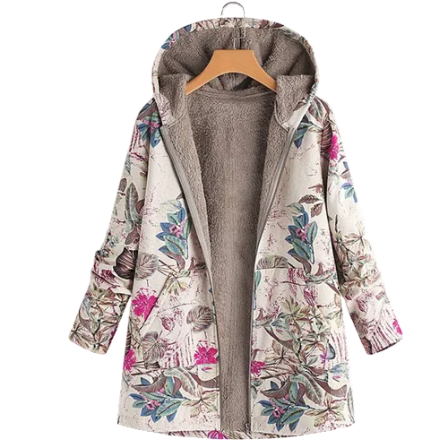 Women's Jacket | Hooded Floral Print