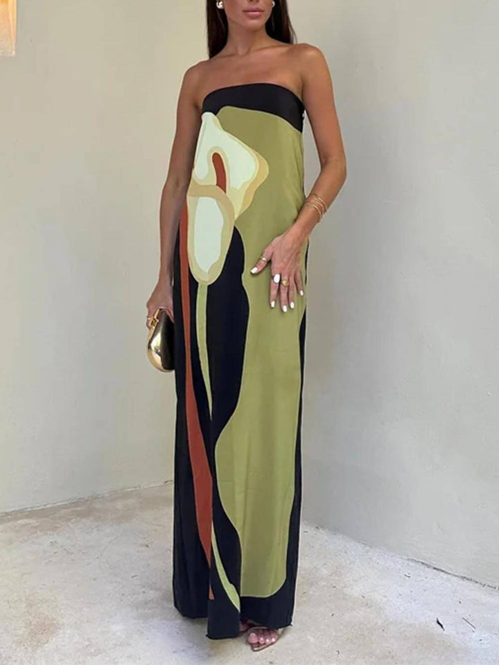 Women's Maxi Sundress | Sleeveless Green