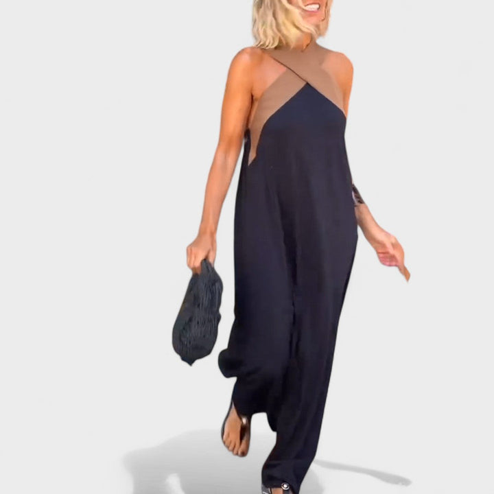 Women’s Dress | Cross Strap Maxi Sleeveless