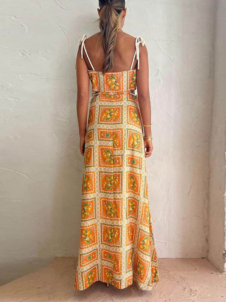 Women's Maxi Sundress | Square Neck
