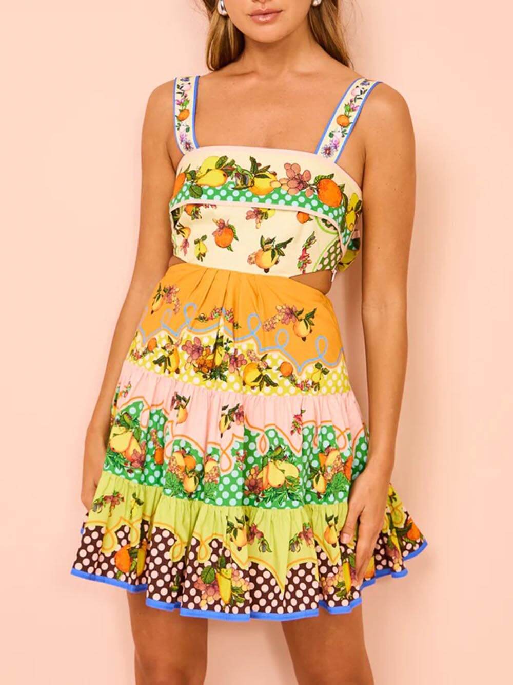 Women's Mini Sundress | Square Neck