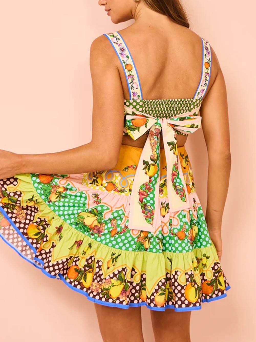 Women's Mini Sundress | Square Neck