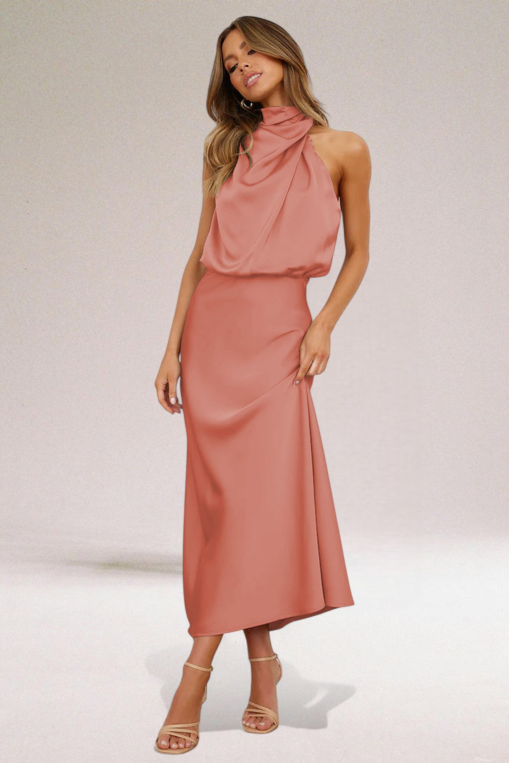 Women's Dress | Halter Neck Maxi