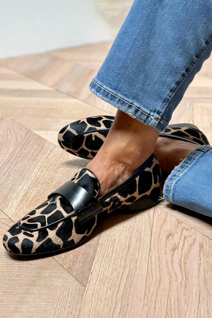 Loafers for Women | Patterned Slip On Closed Toe