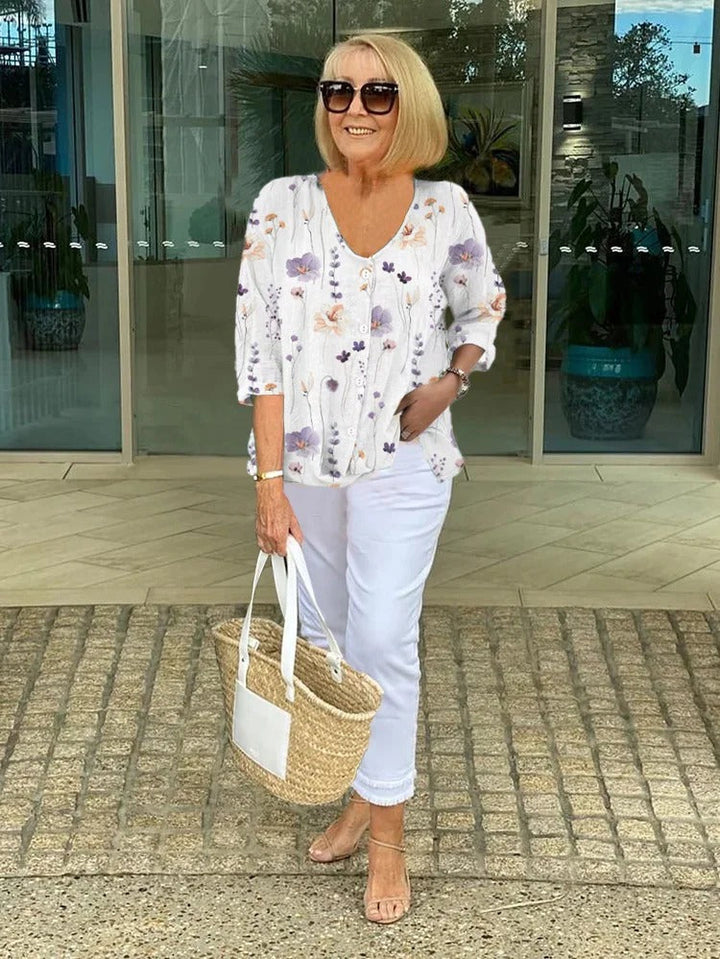 Women's Blouse | Three-Quarter Sleeve