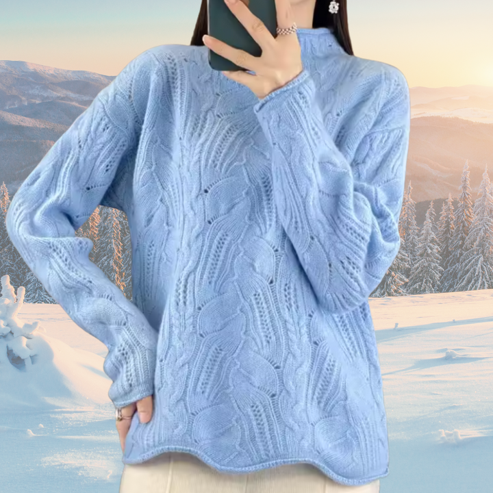 Women's Sweater | Cable Knit Pattern