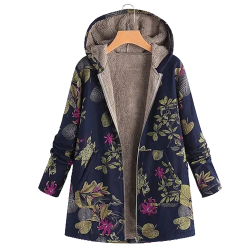 Women's Jacket | Hooded Floral Print