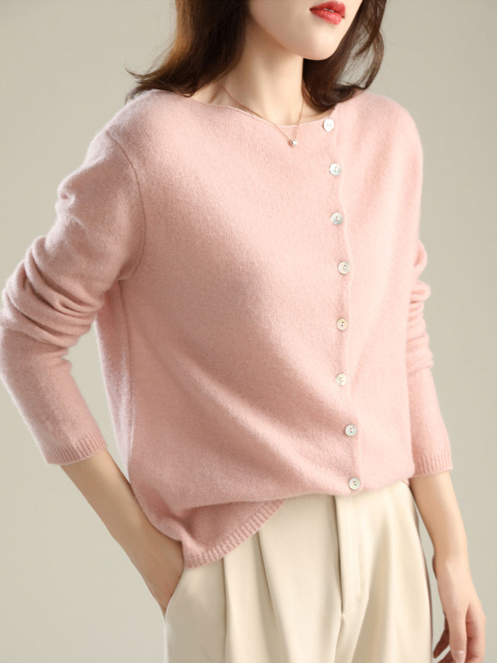Women's Cardigan |  V-Neck Button Closure