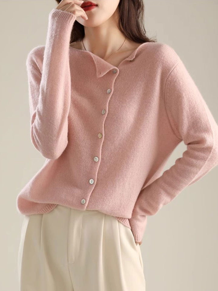 Women's Cardigan |  V-Neck Button Closure