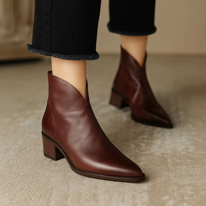 Boots For Women | Pointed Toe Ankle Heel