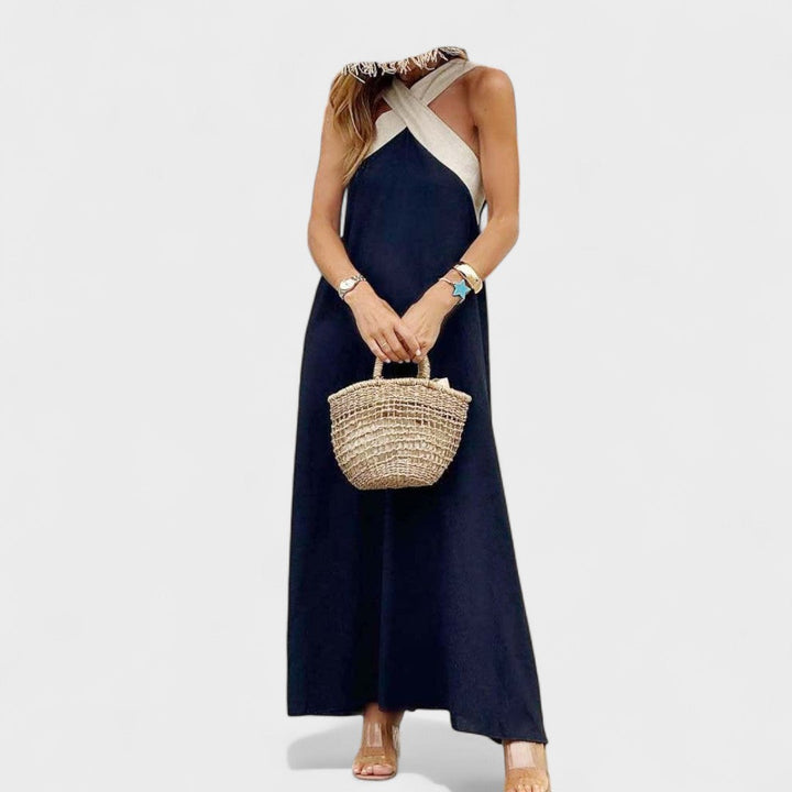 Women’s Dress | Cross Strap Maxi Sleeveless