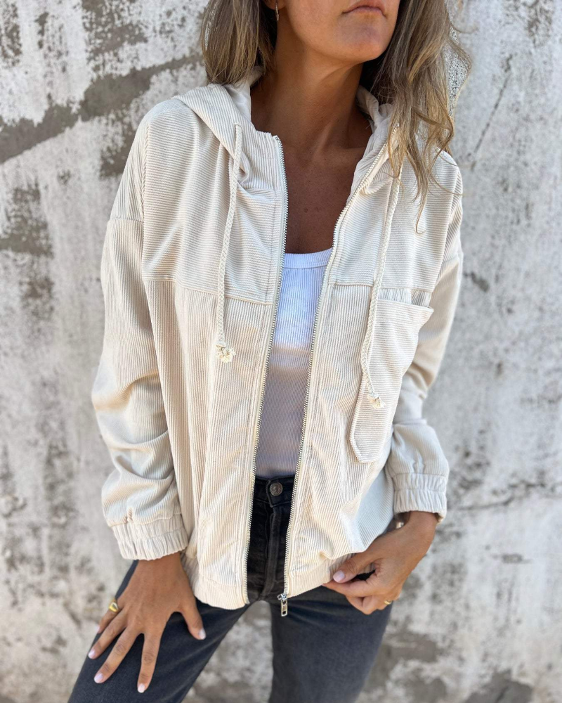 Womem's Jacket | Full Front Zipper Closure