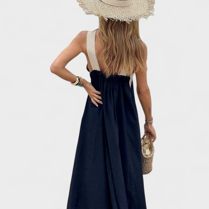 Women’s Dress | Cross Strap Maxi Sleeveless