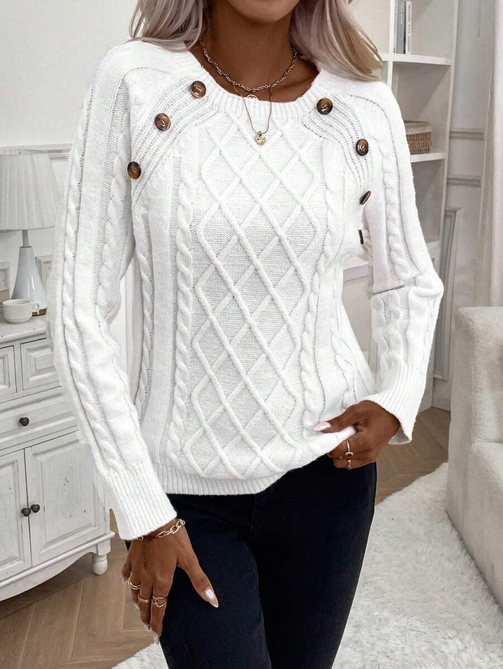 Women's Blouse | Decorative Button Details
