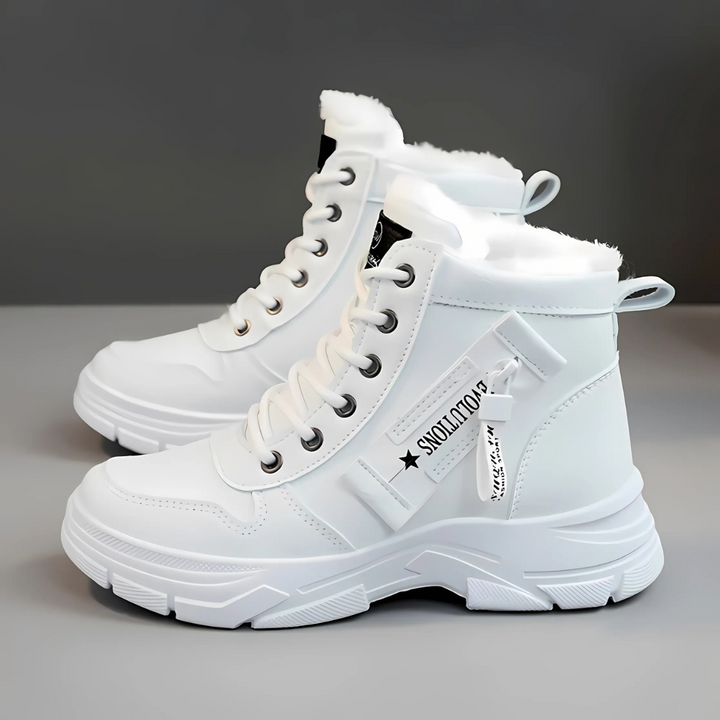 Boots for Women | Chunky Lace Up Zip Detail