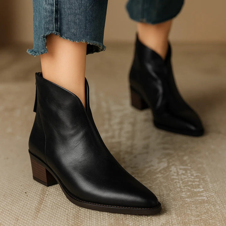 Boots For Women | Pointed Toe Ankle Heel