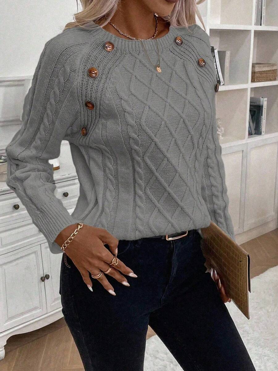 Women's Blouse | Decorative Button Details