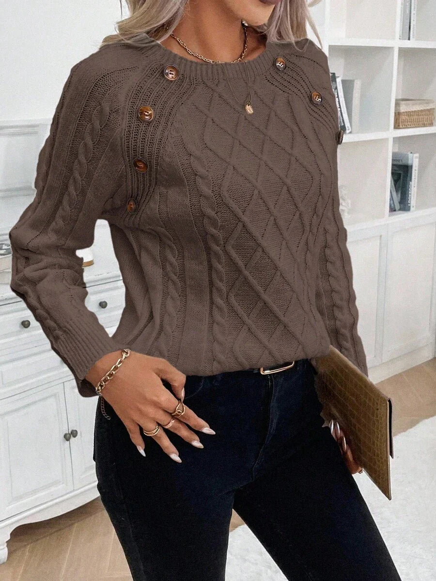 Women's Blouse | Decorative Button Details
