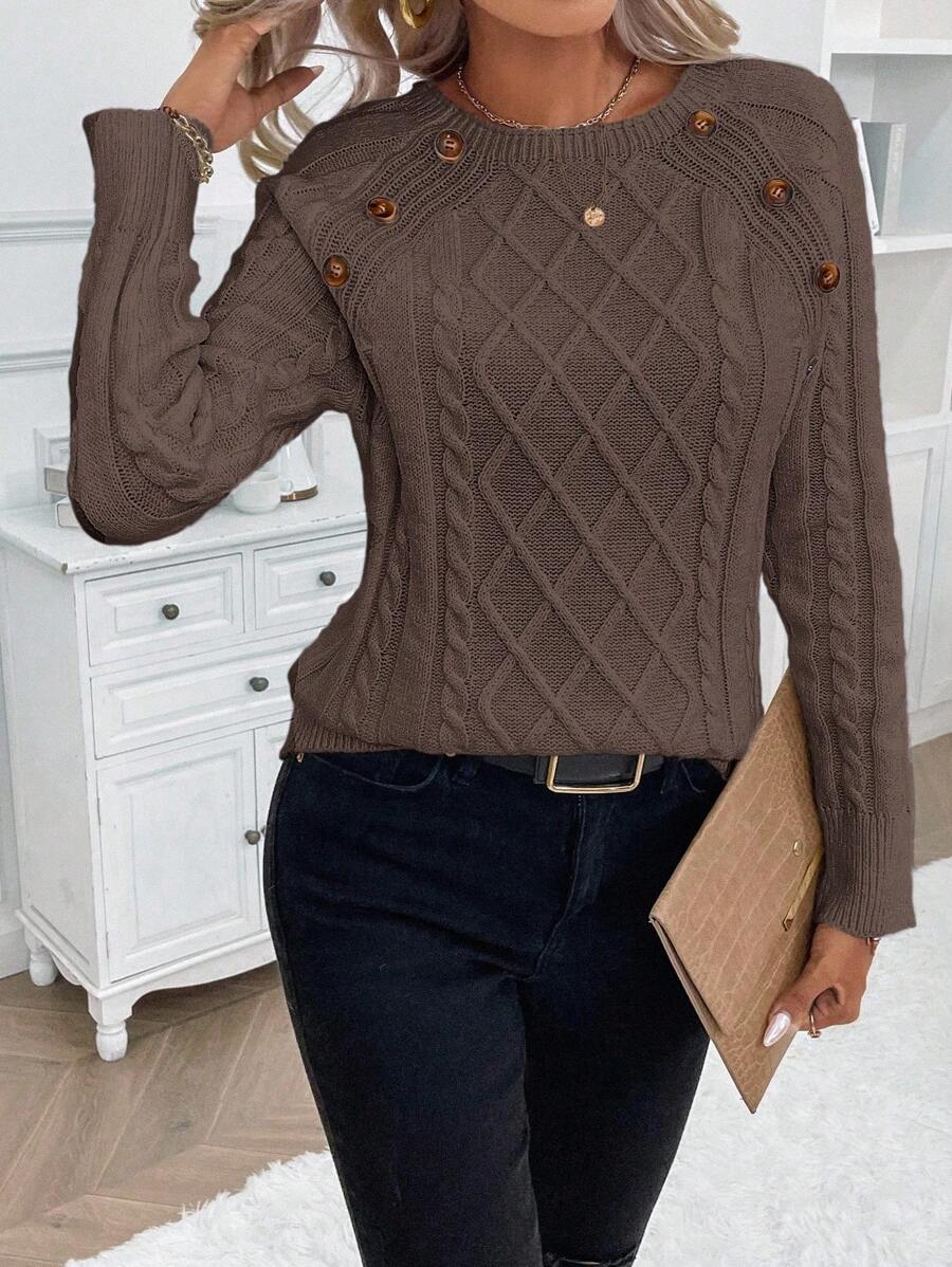 Women's Blouse | Decorative Button Details