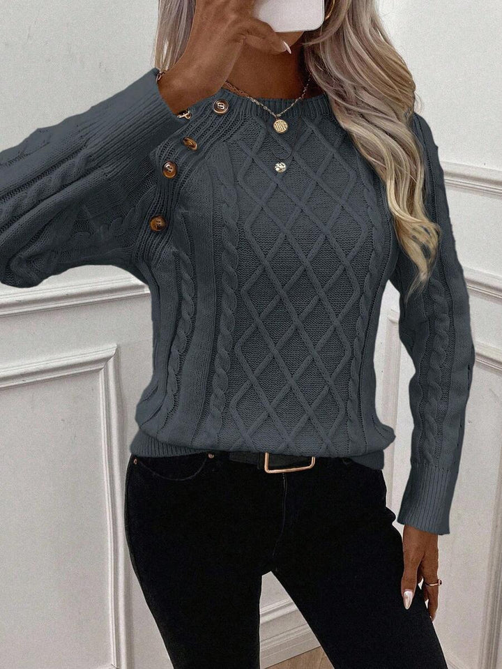 Women's Blouse | Decorative Button Details