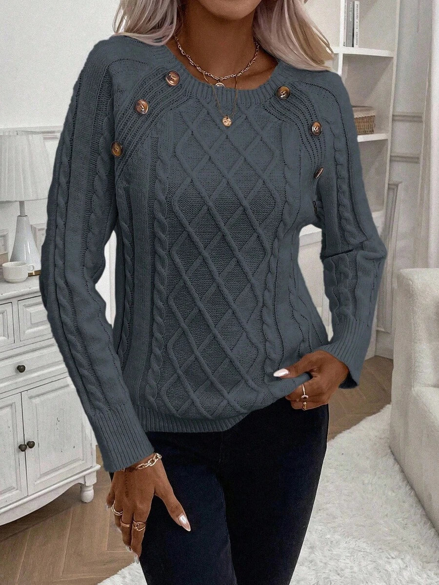 Women's Blouse | Decorative Button Details