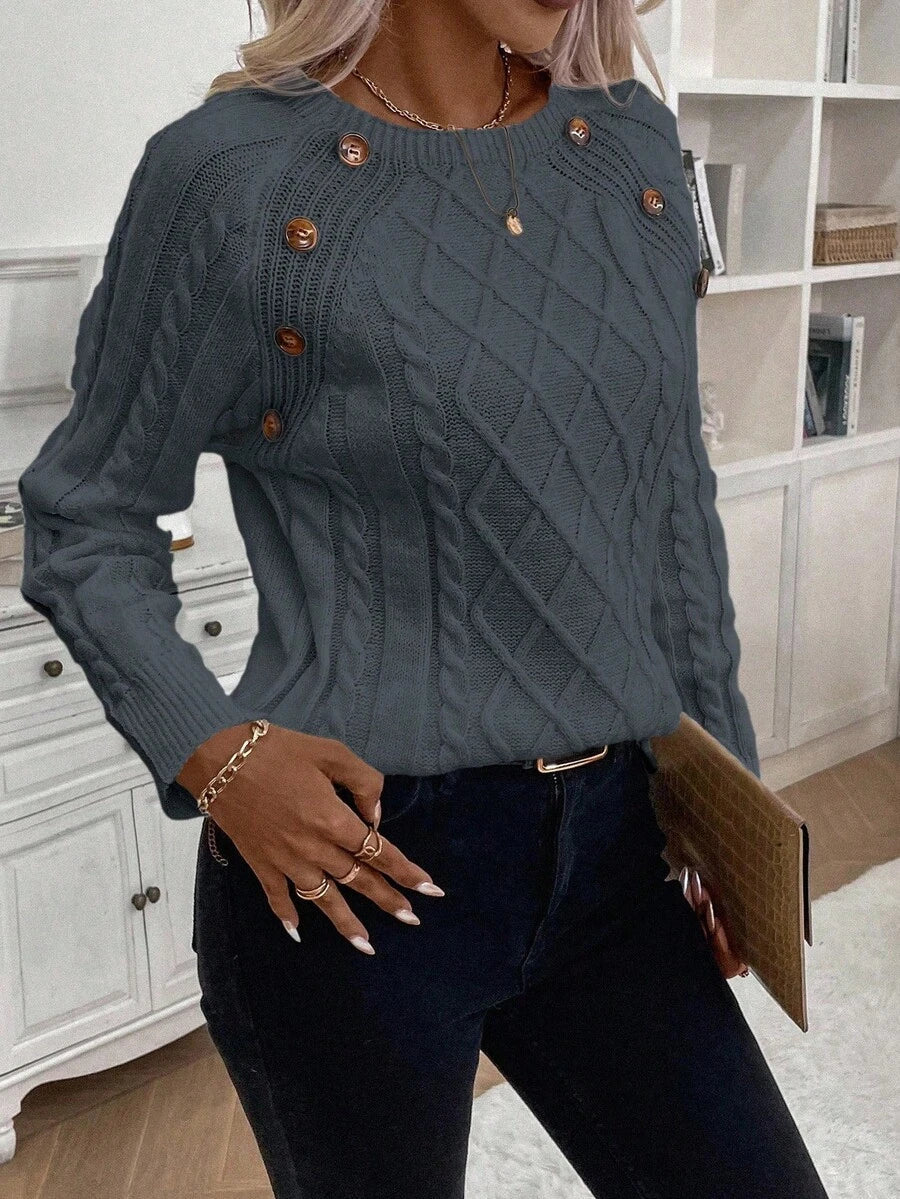 Women's Blouse | Decorative Button Details