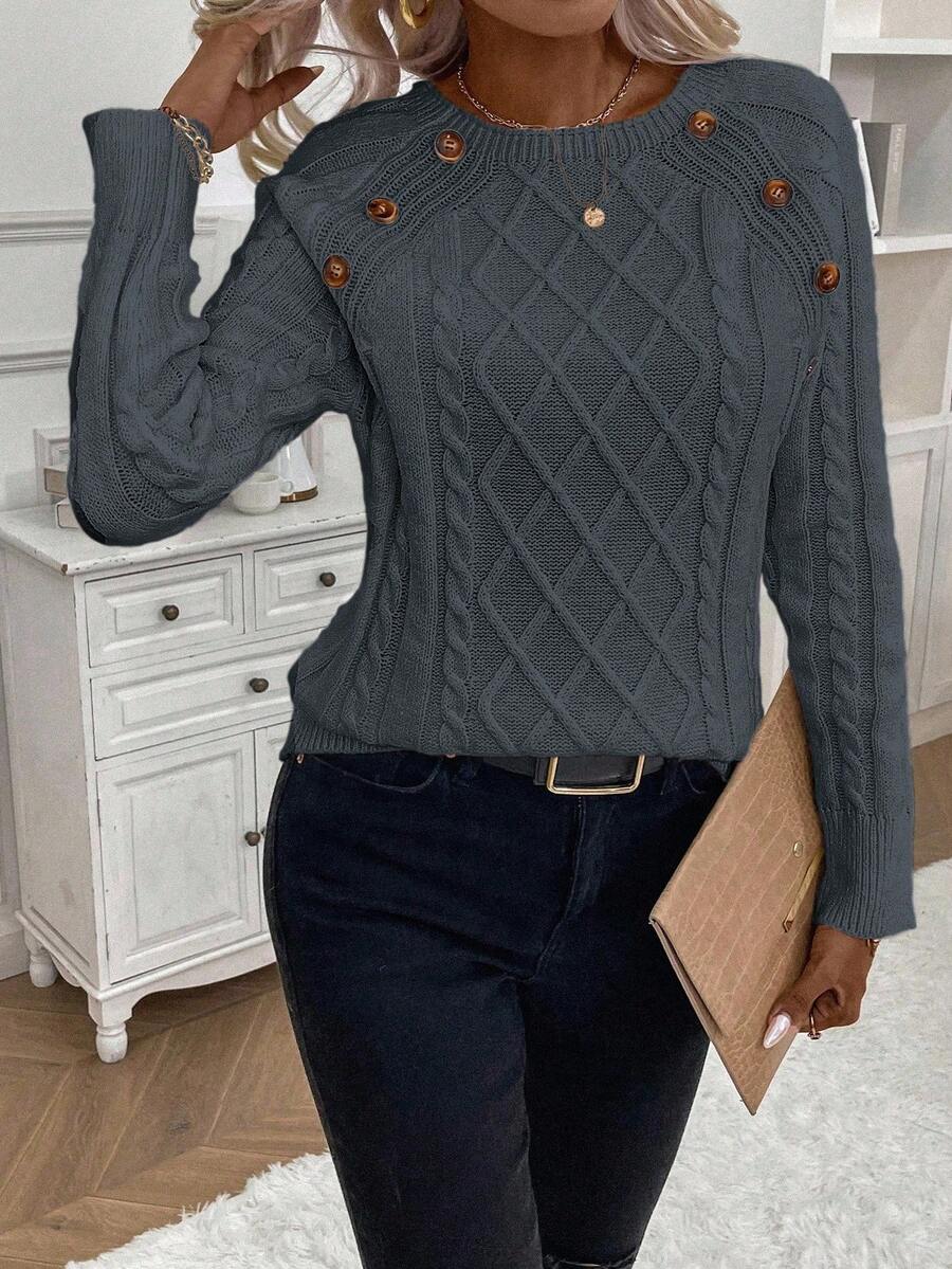 Women's Blouse | Decorative Button Details