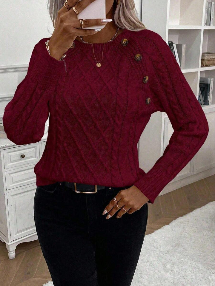 Women's Blouse | Decorative Button Details