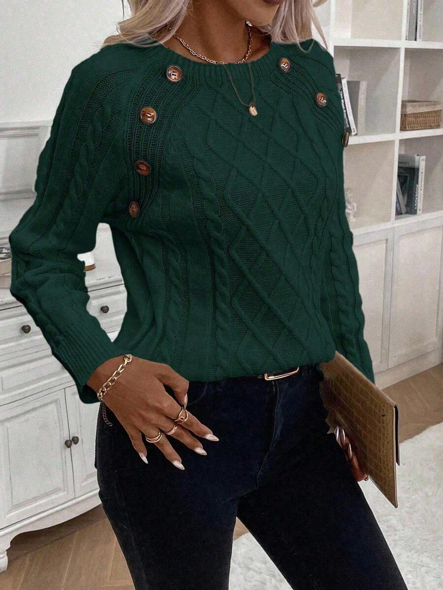 Women's Blouse | Decorative Button Details