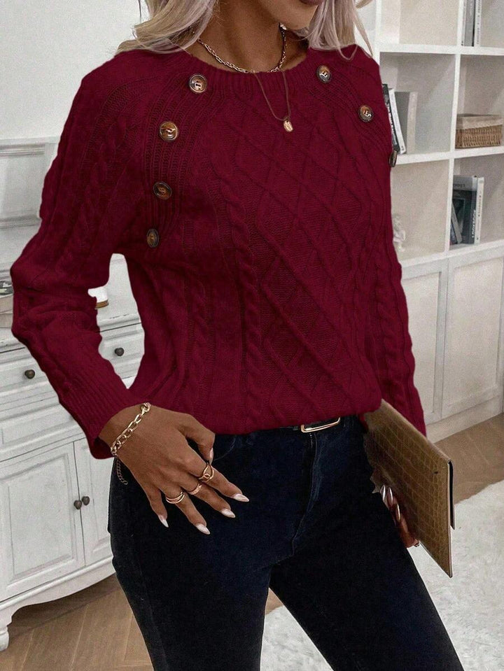 Women's Blouse | Decorative Button Details