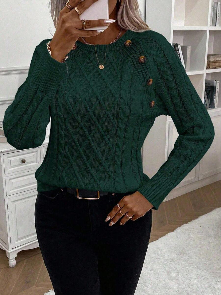 Women's Blouse | Decorative Button Details