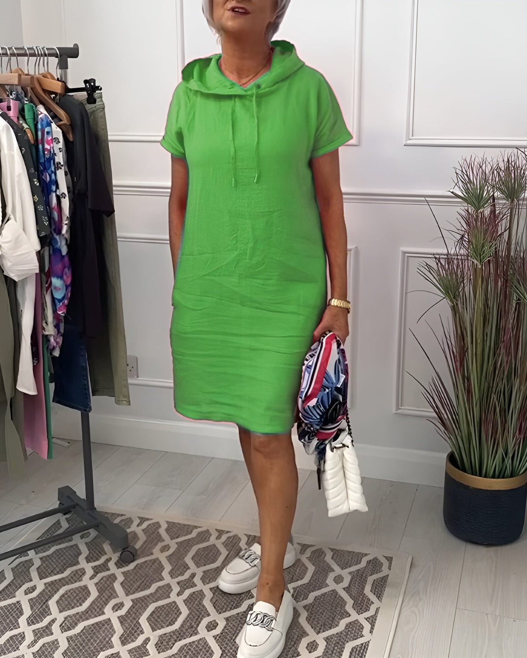 Women’s Dress | Hooded Short Sleeve