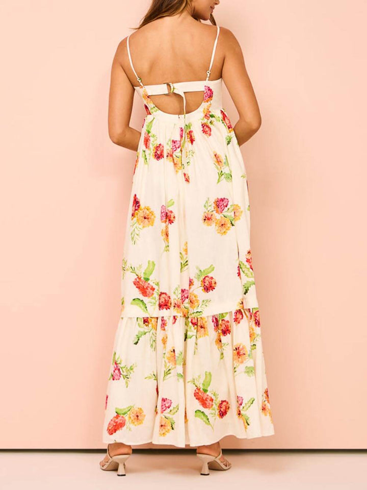 Women's Maxi Sundress | Casual Open Back