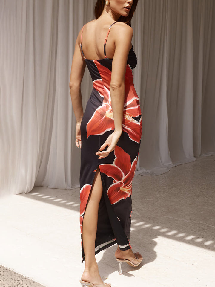 Women's Boho Maxi Dress | Floral Print