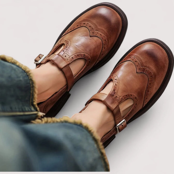 Mary Jane Shoes for Women | Brogue Detailing