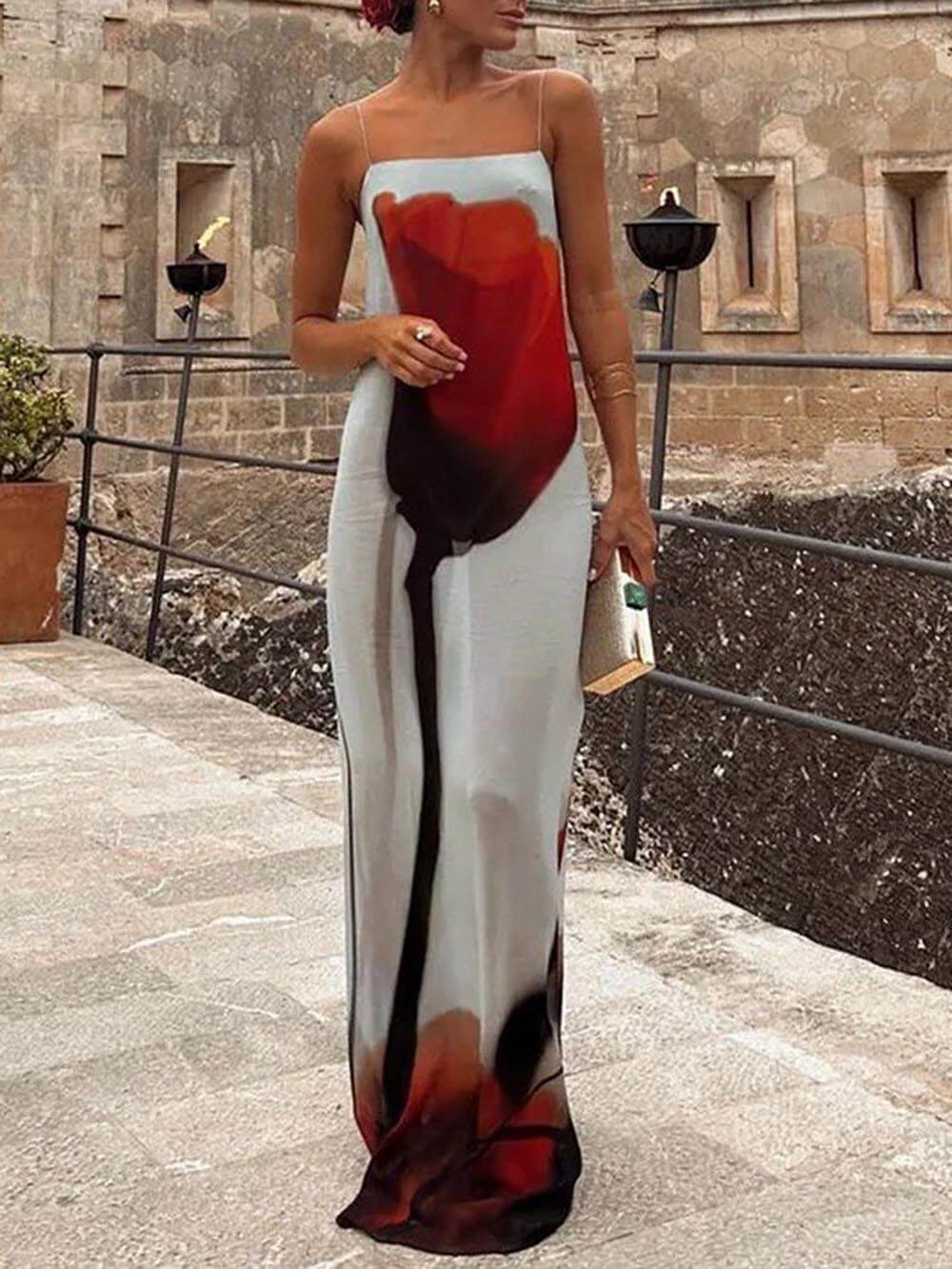 Women's Maxi Sundress | Casual Print