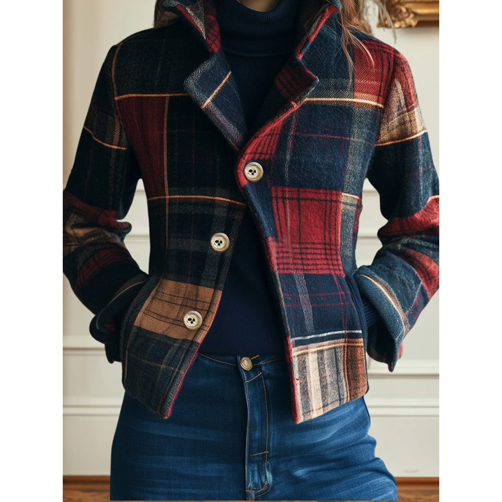 Jackets for Women | Plaid Button-Front Jacket