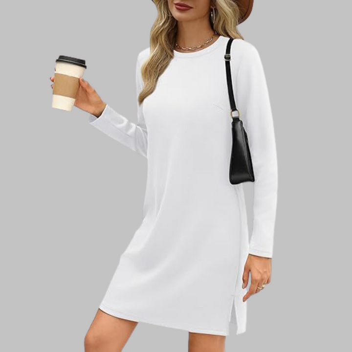 Women’s Dress | Long Sleeve Round Neck