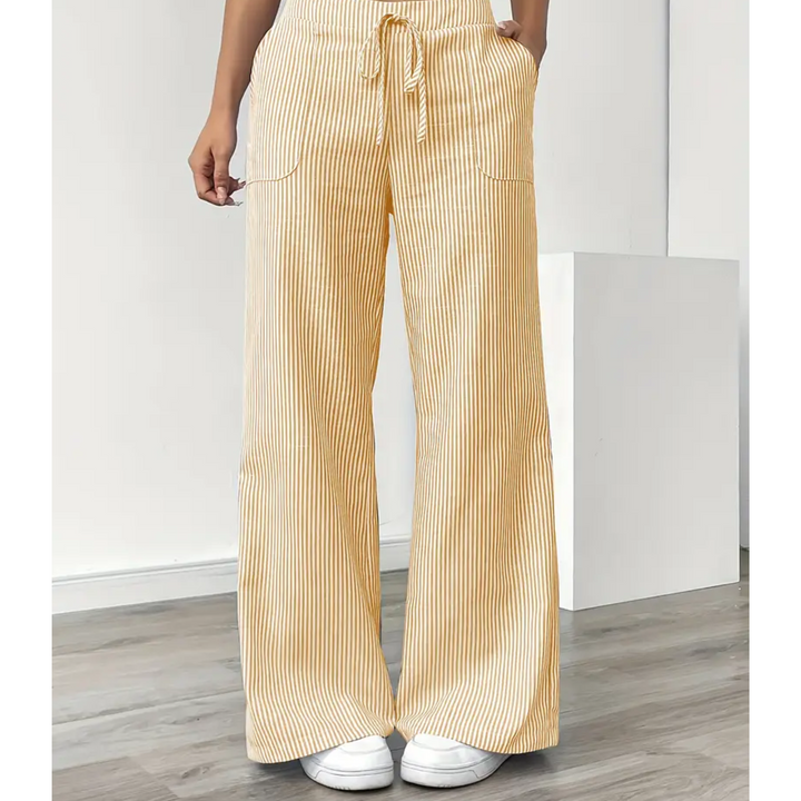 Women’s Pants | Striped With Pockets