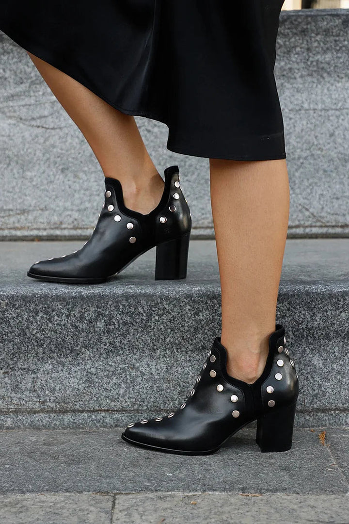 Boots for Women | Studded Wide-Heel