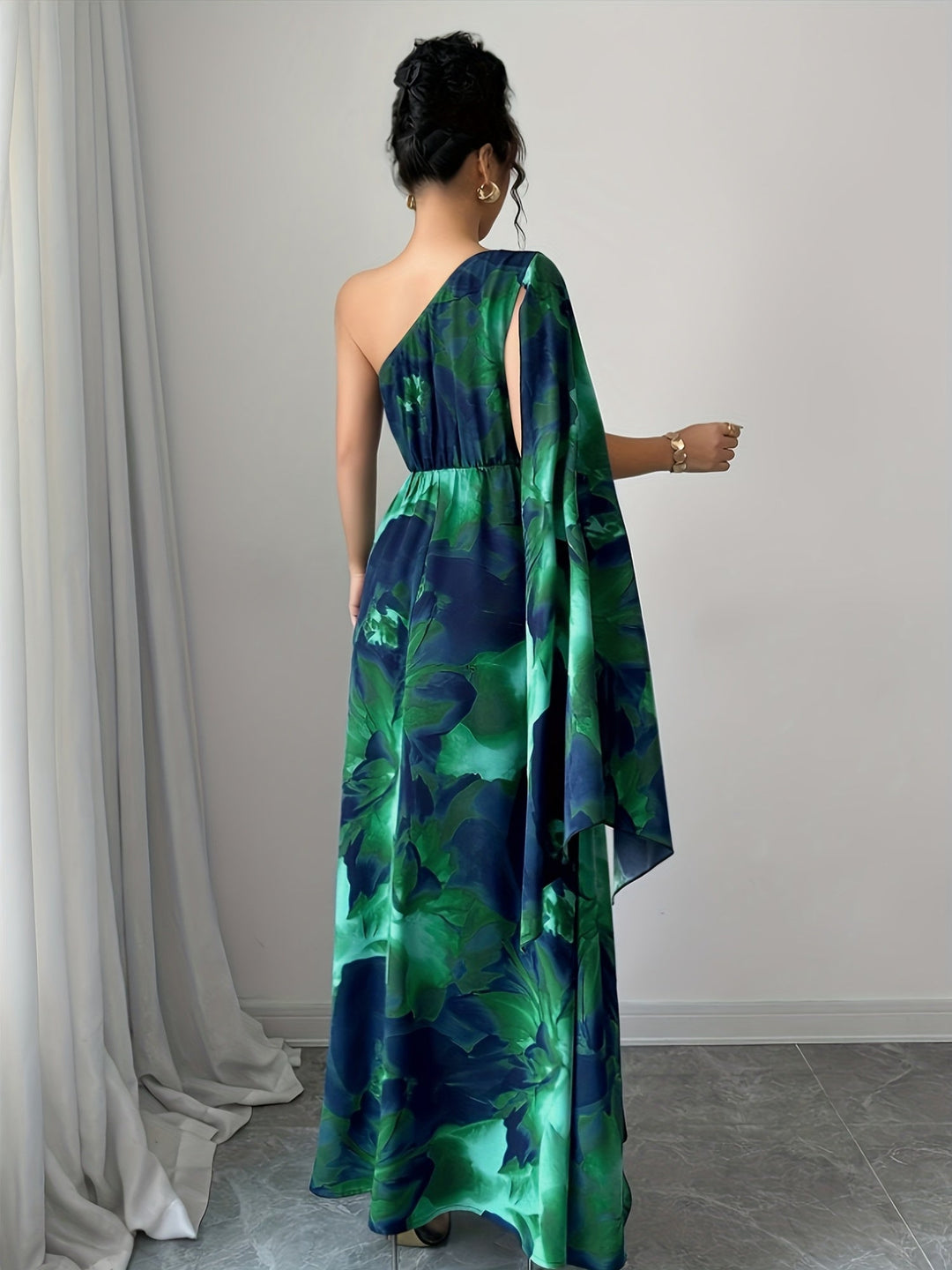 Women's Wedding Guest Maxi Dress | One-Shoulder