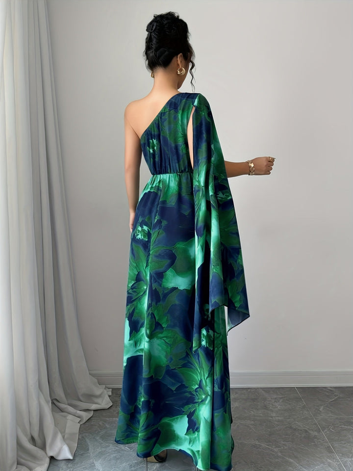 Women's Wedding Guest Maxi Dress | One-Shoulder