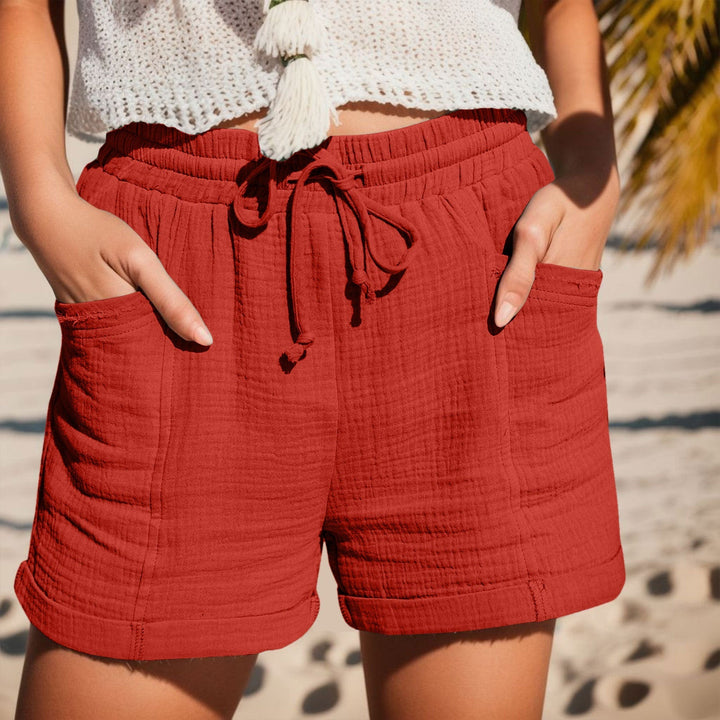 Women's Summer Shorts | Drawstring Elastic Waist