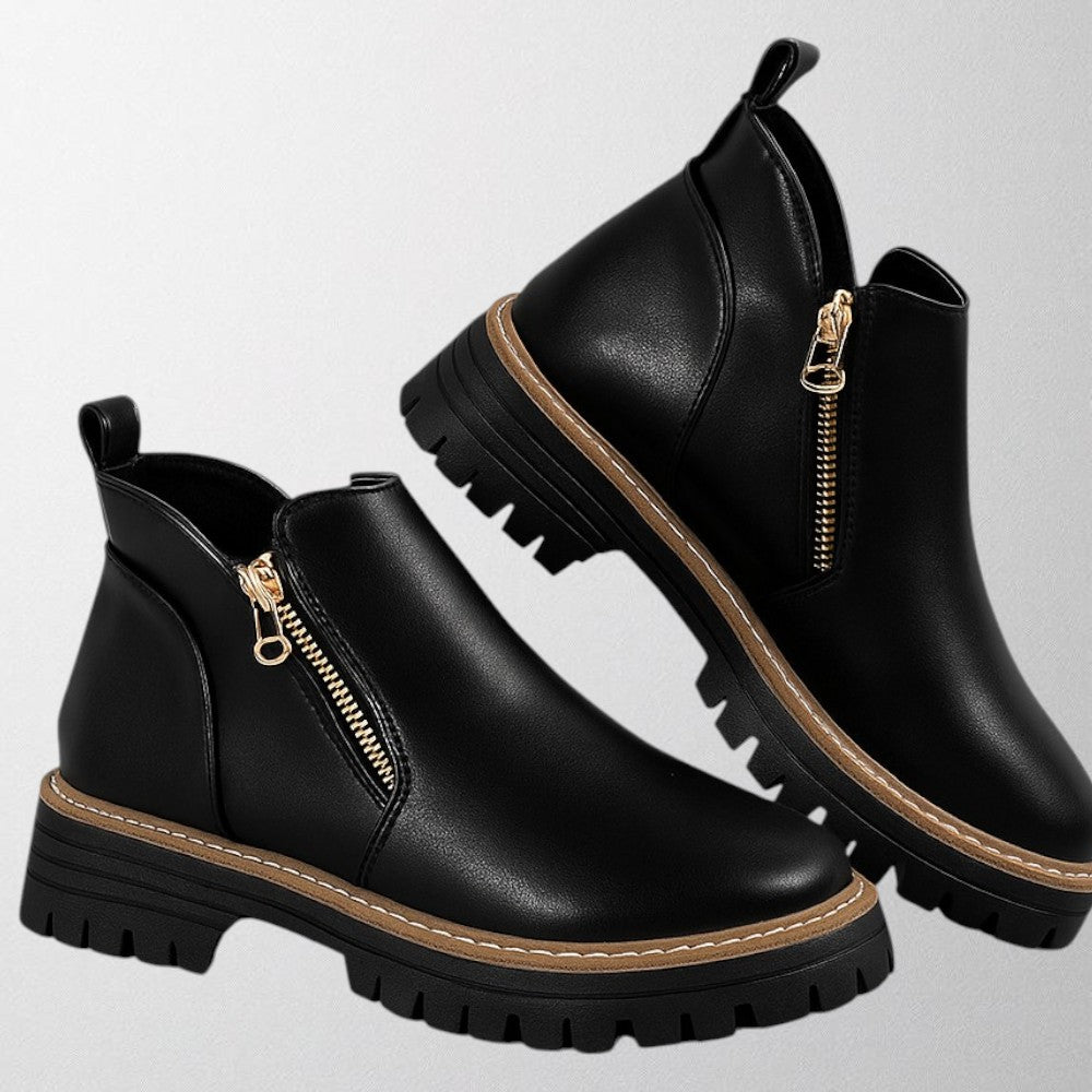 Boots for Women | Zip Closure Ankle Style Pull Tab