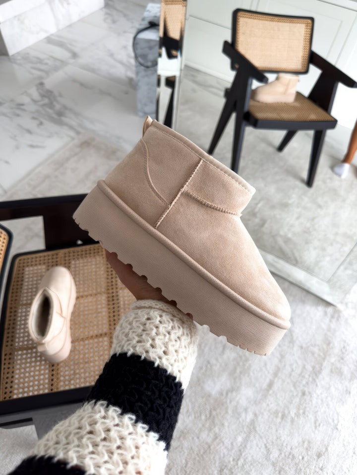 Boots For Women | Ankle Pull-On With Platform Sole