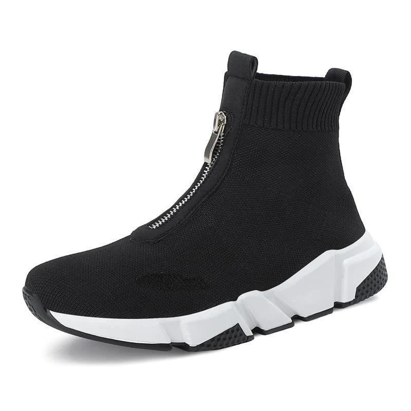 Boots For Women | High-Top Zip Front Platform Sole