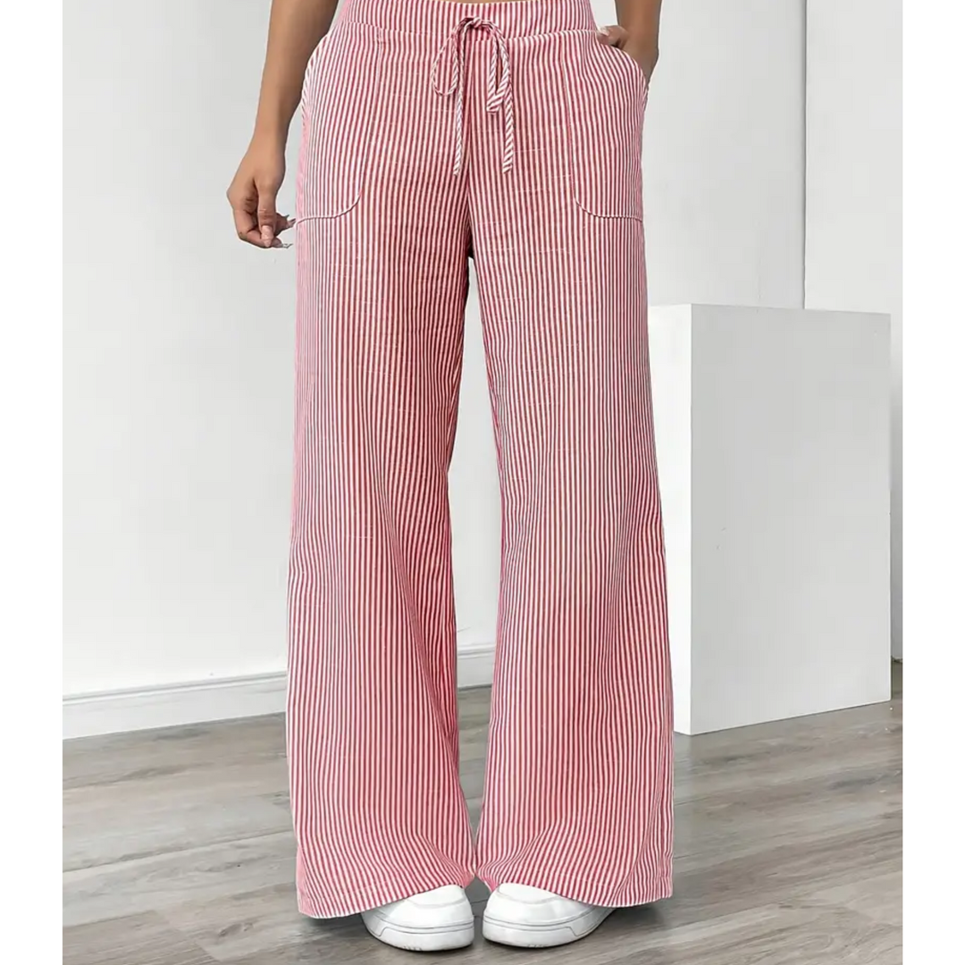 Women’s Pants | Striped With Pockets