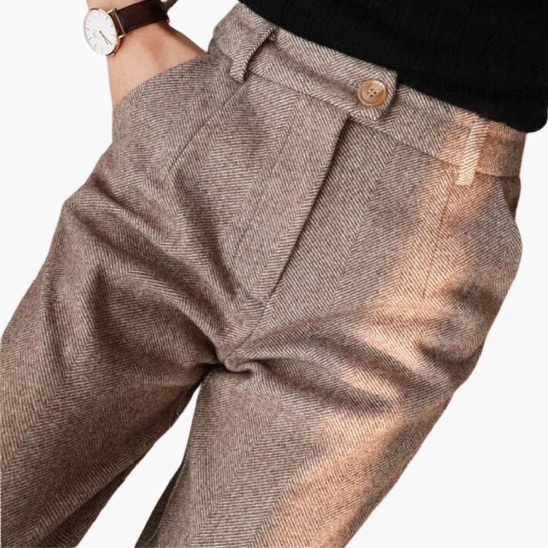 Women’s Pants | Button Cuff Tapered