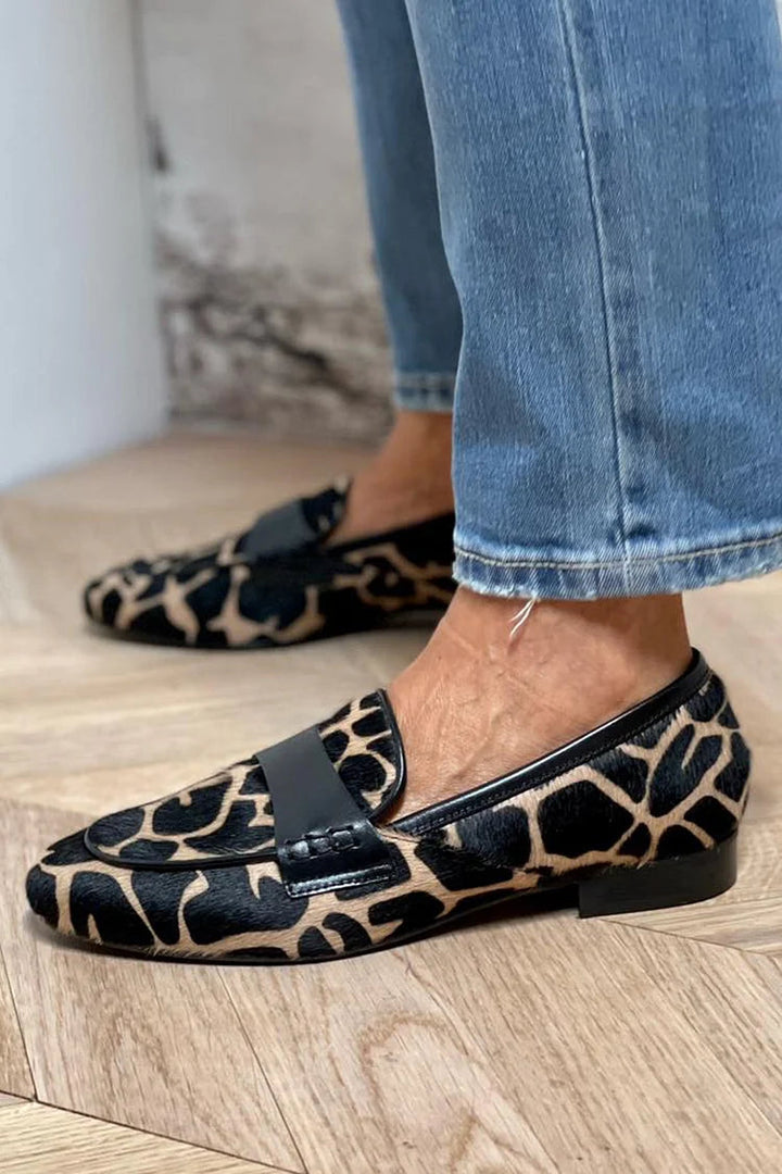 Loafers for Women | Patterned Slip On Closed Toe