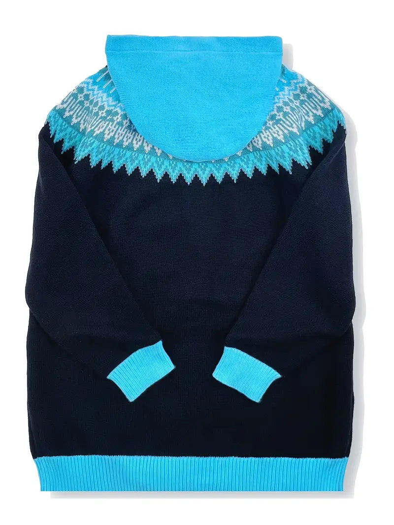 Women’s Cardigan | Hooded Button Front Pattern